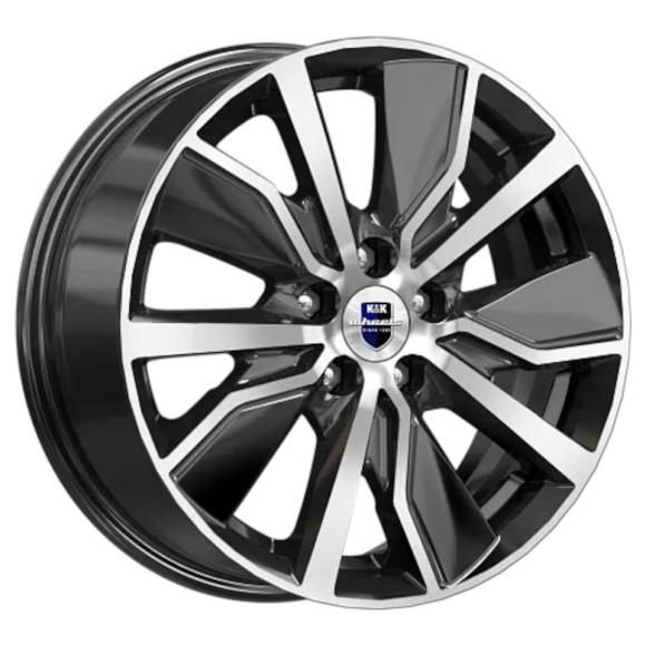 Диски КиК  Гамбит (КС961)  6,5\R16 5*114,3 ET40  d67,1  алмаз чёрный  [78750]