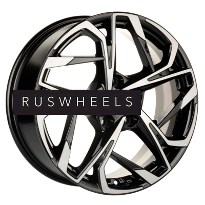Диски Khomen Wheels 7x17/5x114,3 ET48 D67,1 KHW1716 (Sonata) Black-FP