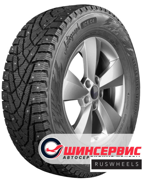 Шины Ikon 235/65 r16c Autograph Ice C4 121/119R Шипы Шины Ikon 235/65 r16c Autograph Ice C4 121/119R Шипы
