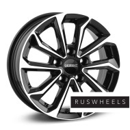 Диски Dezent R17 / 7J PCD 5x114.3 ЕТ 48.5 ЦО 67.1 KS black polished