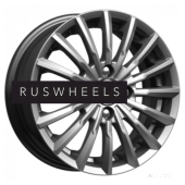 Диски КИК 7x17/4x100 ET43 D60,1 Акцент-оригинал (КС562) Дарк платинум