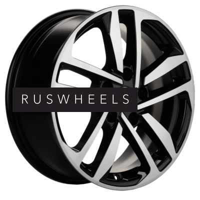 Диски Khomen Wheels 6,5x16/5x114,3 ET45 D60,1 KHW1612 (Toyota/Suzuki) Black-FP