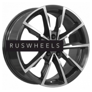 Диски КИК 7,5x17/5x112 ET40 D66,6 Меренге (КС902) Алмаз черный