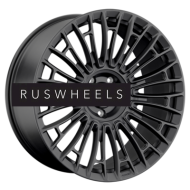 Диски LS Forged 9,5x22/5x130 ET71 D71,6 LS FG25 MB (конус, Колпак+лого)