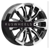 Диски КИК 7,5x18/6x139,7 ET30 D106,1 Меконг (КС959) Алмаз черный