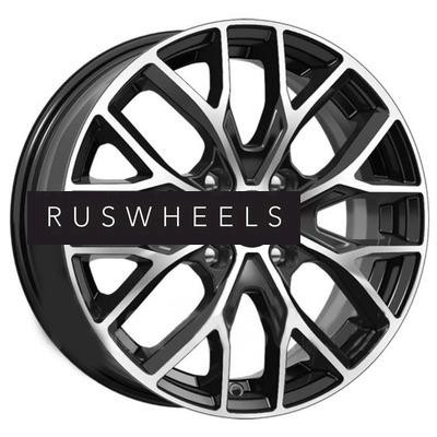 Диски КИК 6x16/4x100 ET37 D60,1 Лилиом-оригинал (КС891) Алмаз черный