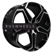 Диски Khomen Wheels 7,5x19/5x114,3 ET40 D66,6 KHW1909 (Haval Dargo) Black-FP