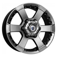 Диски КиК 7,0\R16 6*139.7 ET38 d67.1 Дарк платинум