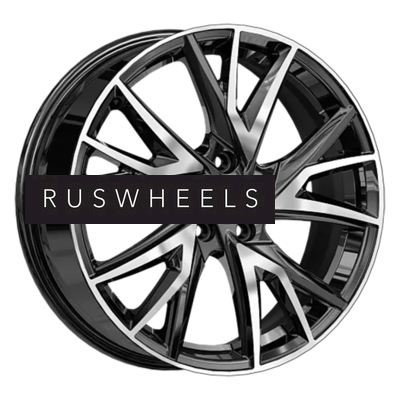 Диски КИК 6,5x18/5x108 ET52 D60,1 Кайлас (КС1054) Алмаз черный