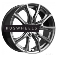 Диски КИК 7,5x17/5x114,3 ET35 D67,1 Твист (КС697М) Дарк платинум