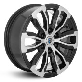 Диски КиК 7.5\R18 6*139.7 ET36 d100.1 Алмаз черный Диски КиК 7.5\R18 6*139.7 ET36 d100.1 Алмаз черный