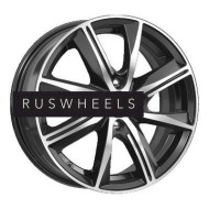 Диски КИК 7x17/5x112 ET45 D66,6 Арнар (КС896) Алмаз черный