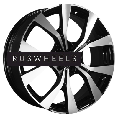 Диски Khomen Wheels 7x19/5x114,3 ET40 D66,6 KHW1906 (Haval Dargo) Black-FP