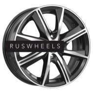 Диски КИК 7x16/5x100 ET46 D57,1 Арнар-оригинал (КС904) Алмаз черный