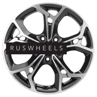 Диски Khomen Wheels 7x17/5x114,3 ET48,5 D67,1 KHW1702 (Sportage) Black-FP Диски Khomen Wheels 7x17/5x114,3 ET48,5 D67,1 KHW1702 (Sportage) Black-FP