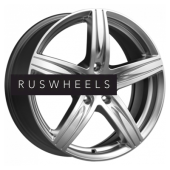 Диски КИК 7x17/5x100 ET48 D56,1 Андорра-оригинал (КС547) Дарк платинум