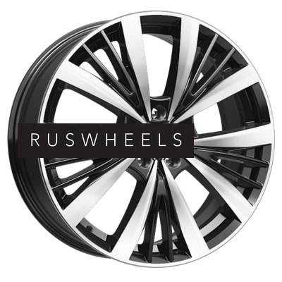 Диски КИК 7,5x19/5x114,3 ET35 D67,1 Марвел (КС881) Алмаз черный SK