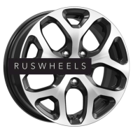 Диски КИК 6,5x16/5x114,3 ET50 D66,1 КС869 Алмаз черный