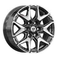 Диски КиК 7.5\R18 6*139.7 ET36 d100.1 Алмаз черный Диски КиК 7.5\R18 6*139.7 ET36 d100.1 Алмаз черный