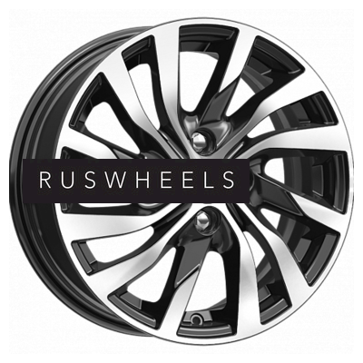 Диски КИК 6x15/4x100 ET37 D60,1 КС882 Алмаз черный