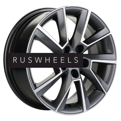 Диски Khomen Wheels 6x15/5x100 ET38 D57,1 KHW1507 (Rapid/Fabia) Gray-FP