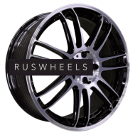 Диски INCH 7x18/5x114,3 ET45 D60,1 FA8535 Gloss Black Machined Face (ZJH) FlowForming