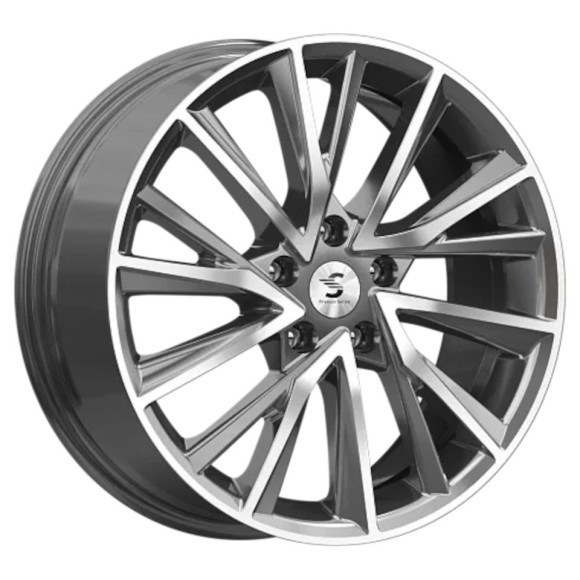 Диски СКАД Premium 7.5\R18 5*108 ET36 d65.1 Diamond gloss graphite