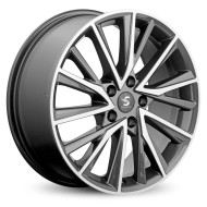 Диски СКАД Premium 7.5\R18 5*114.3 ET45 d67.1 Diamond Black Gris