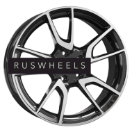 Диски Replay 8x18/5x114,3 ET37 D66,6 LX187(HV) BKF (конус, C570)