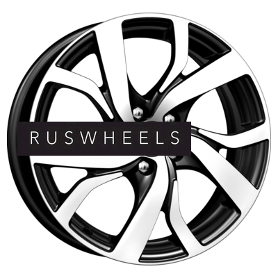 Диски КИК 6,5x16/5x112 ET42 D57,1 Палермо-оригинал (КС607) Алмаз черный Диски КИК 6,5x16/5x112 ET42 D57,1 Палермо-оригинал (КС607) Алмаз черный