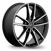 Диски Xtrike 7.5\R19 5*114.3 ET40 d60.1 BK/FP Диски Xtrike 7.5\R19 5*114.3 ET40 d60.1 BK/FP