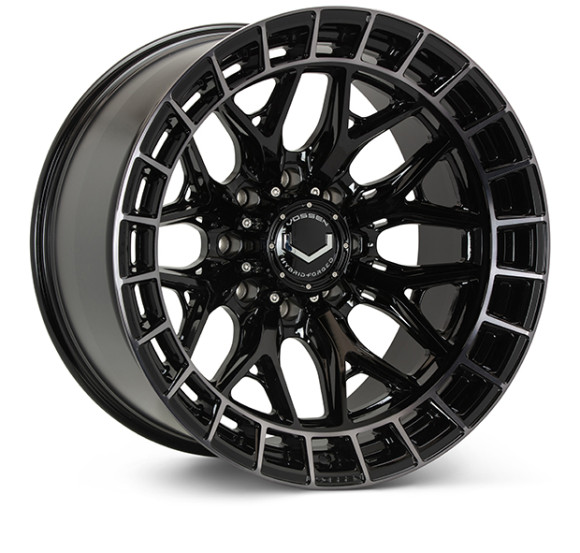 Диски Vossen HFX-1 22x12, Цвет: Tinted Gloss Black (8 болтов)