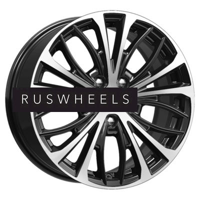 Диски КИК 7,5x17/5x114,3 ET46 D67,1 КС873 Алмаз черный