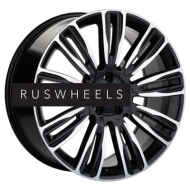Диски Khomen Wheels 8,5x20/5x120 ET45 D72,6 KHW2004 (RRover) Black-FP
