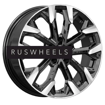 Диски КИК 6,5x17/5x112 ET43 D66,6 Морейн (КС1046) Алмаз черный Диски КИК 6,5x17/5x112 ET43 D66,6 Морейн (КС1046) Алмаз черный