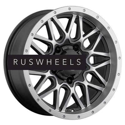 Диски LS 8x17/6x139,7 ET10 D106,1 1341 MBF (конус, Колпак+лого)