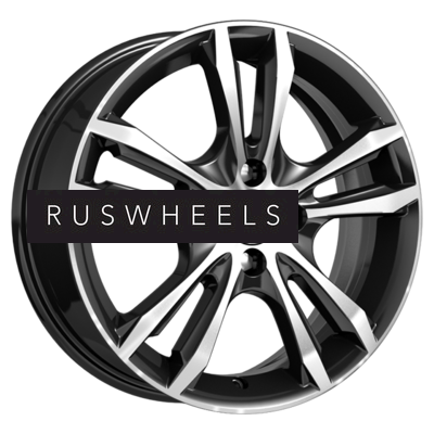 Грузовые диски K&K 6x16/5x114,3 ET45 D67,1 Samara (КС866) Алмаз черный SK