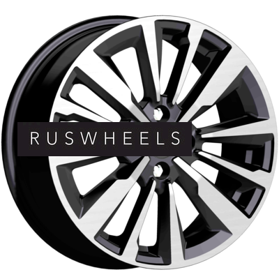 Диски КИК 6,5x16/4x100 ET50 D60,1 Эрман (КС997) Алмаз черный