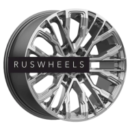 Диски КИК 8,5x19/6x139,7 ET30 D106,1 Кортес (КС1102) Дарк платинум