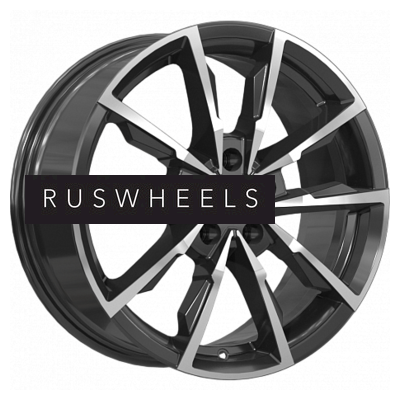 Диски КИК 7,5x17/5x115 ET40 D70,2 Меренге (КС902) Алмаз черный