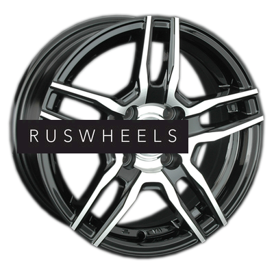Диски LS 7x16/5x114,3 ET43 D73,1 569 BKF (конус) Диски LS 7x16/5x114,3 ET43 D73,1 569 BKF (конус)