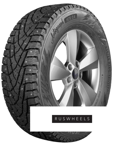 Шины Ikon 215/75 r16c Autograph Ice C4 116/114R Шипы Шины Ikon 215/75 r16c Autograph Ice C4 116/114R Шипы