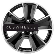 Диски Khomen Wheels 6,5x16/5x108 ET45 D60,1 KHW1601 (Chery Tiggo 3/Tiggo 3 Pro) Black-FP
