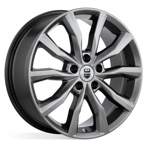 Диски КиК 7.5\R18 5*112 ET35 d66.6 Дарк платинум