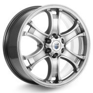 Диски КиК 7.5\R18 6*114.3 ET30 d66.1 Дарк платинум