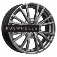 Диски КИК 6x16/4x100 ET49 D54,1 Меандр-оригинал (КС879) Дарк платинум