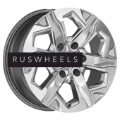 Диски КИК 7,5x17/6x139,7 ET25 D106,1 Тейт (КС1050) Дарк платинум Диски КИК 7,5x17/6x139,7 ET25 D106,1 Тейт (КС1050) Дарк платинум