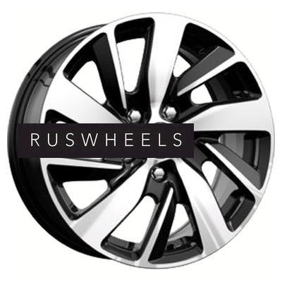 Диски КИК 6,5x16/5x114,3 ET47 D67,1 КС741 Алмаз черный