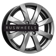 Диски КИК 6x15/4x114,3 ET43 D67,1 Джемини-оригинал (КС617) Дарк платинум Диски КИК 6x15/4x114,3 ET43 D67,1 Джемини-оригинал (КС617) Дарк платинум