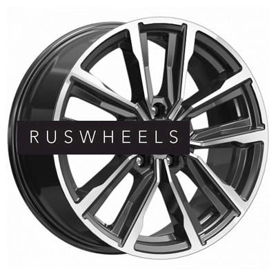 Диски КИК 7,5x17/5x114,3 ET35 D60,1 Лацио (КС964) Алмаз черный